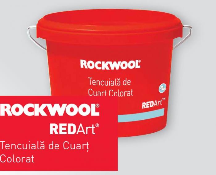 Tencuiala de cuart colorat Rockwool REDArt 25 kg [1]